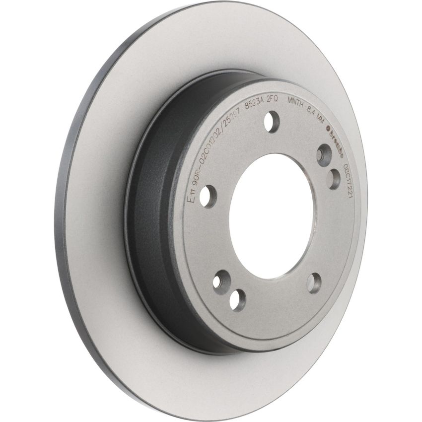 Brembo 08.C172.21 Brembo UV Coated Solid Brake Rotor