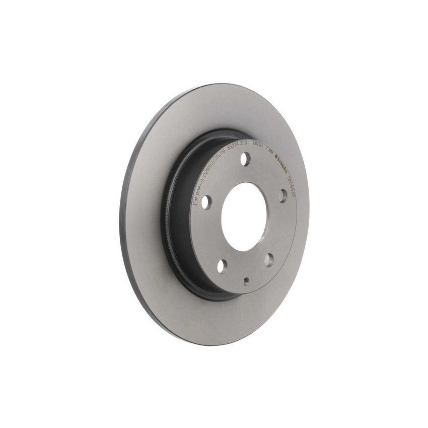 Brembo 08.C653.11 Brembo UV Coated Solid Brake Rotor
