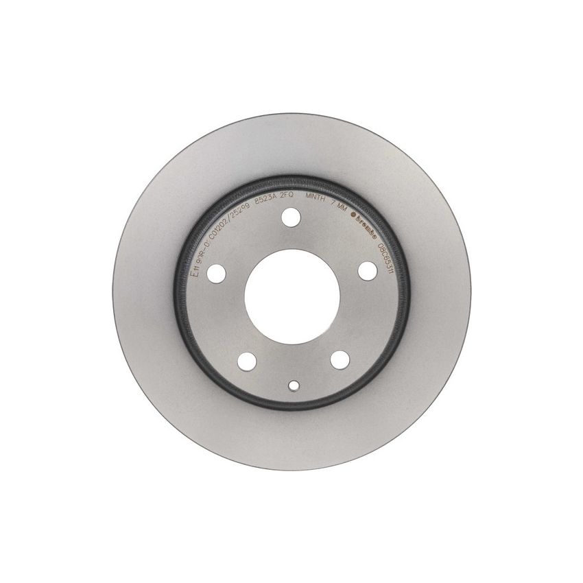 Brembo 08.C653.11 Brembo UV Coated Solid Brake Rotor