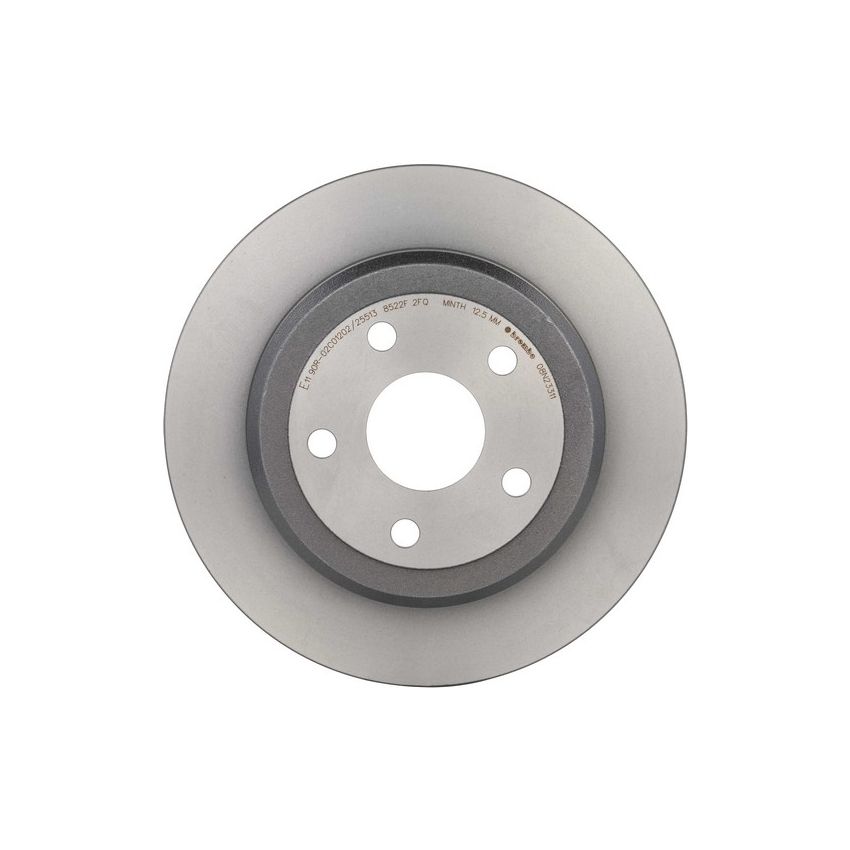 Brembo KT00850 Brembo ceramic brake pad and UV coated solid  brake disc kit