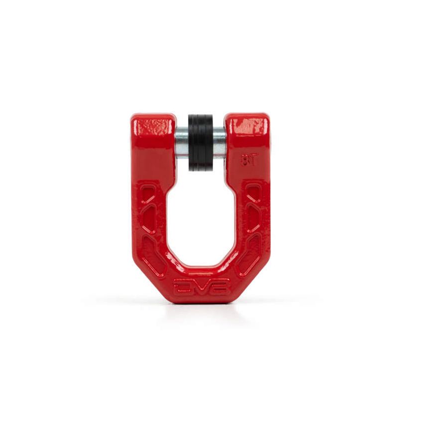 DV8 Offroad UNSK-01RD Elite Series D-Ring Shackles - Pair (Red)
