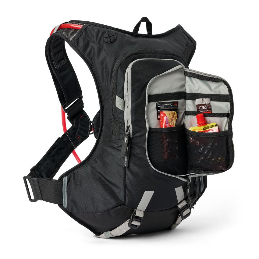 USWE 212059001 Moto Hydro XTR Dirt Biking Hydration Pack 12L - Black