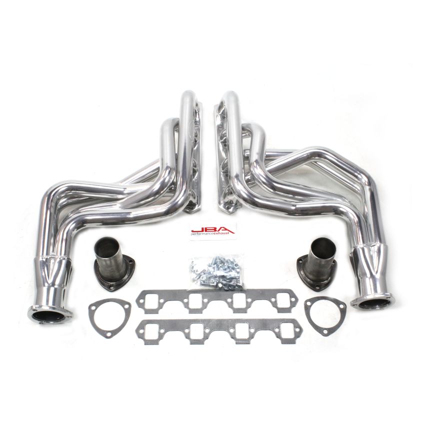 JBA 65-73 Ford Mustang 260-351W (w/Mustang II Suspension) 1-3/4in Primary Sliver Long Tube Header