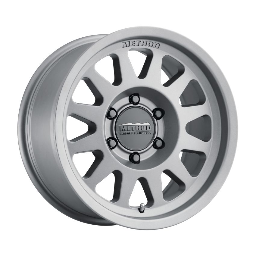 Method Wheels MR70478558800 Method MR704 17x8.5 0mm Offset 5x150 110.5mm CB Matte Titanium Wheel