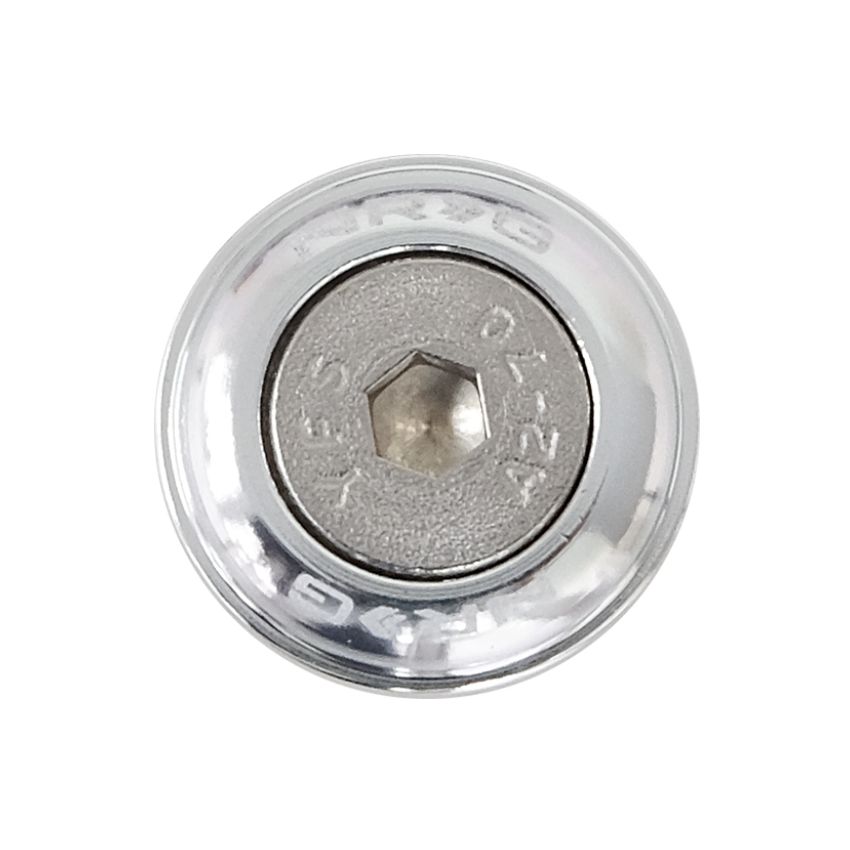 NRG Fender Washer Kit w/Rivets For Plastic (Silver) - Set of 10