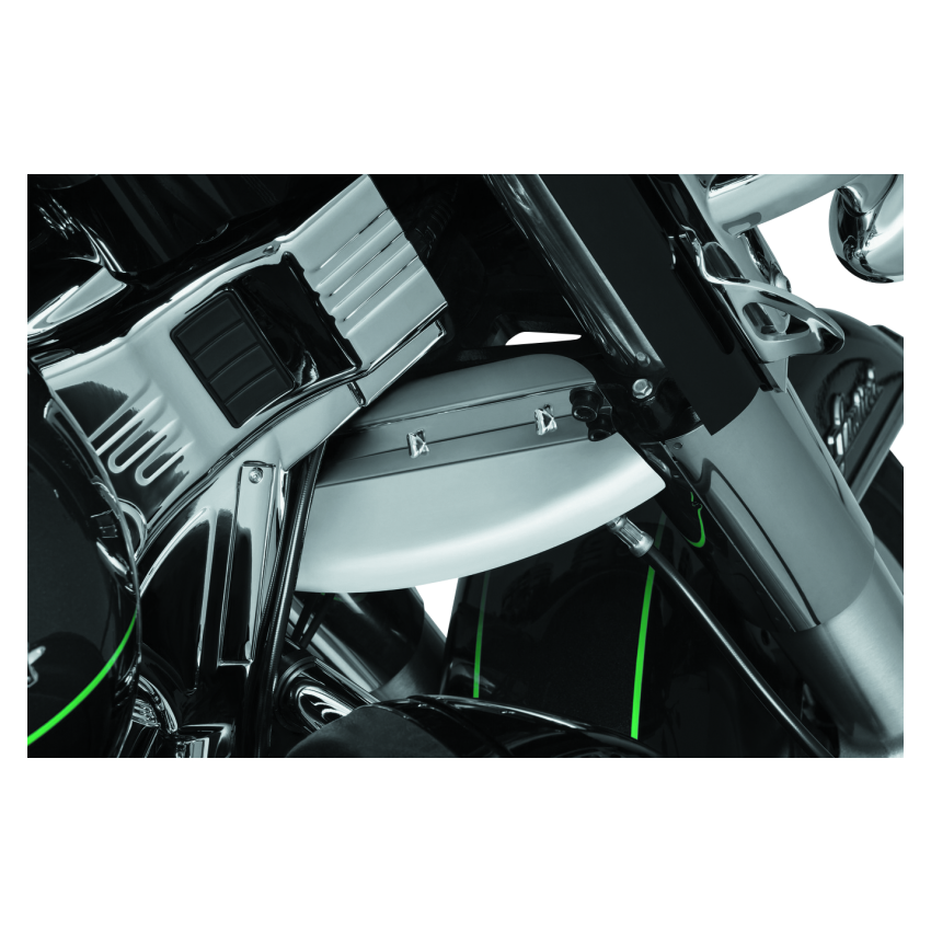 Kuryakyn 1804 Lower Triple Tree Wind Deflector Chrome