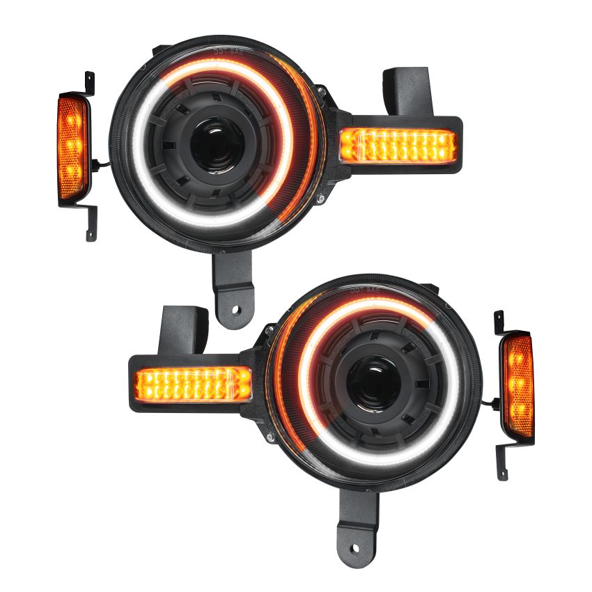 Oracle Lighting 5886-023 Oculus(TM) Bi-LED Projector Headlights -2021+ Ford Bronco - Switchback