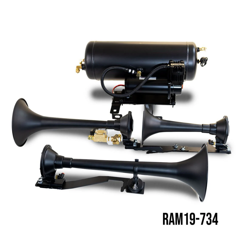 Kleinn Air Horns RAM19-734 19-24 RAM 1500 Direct Fit Train Horn & Onboard Air System