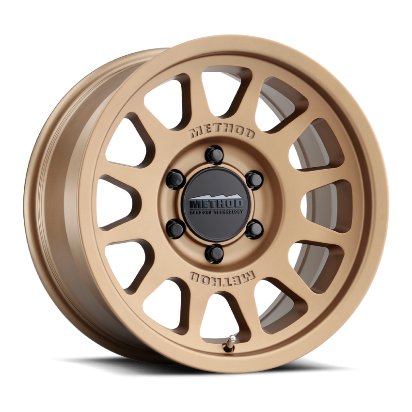 Method Wheels MR70378516925 Method MR703 17x8.5 +25mm Offset 6x135 87mm CB Method Bronze Wheel