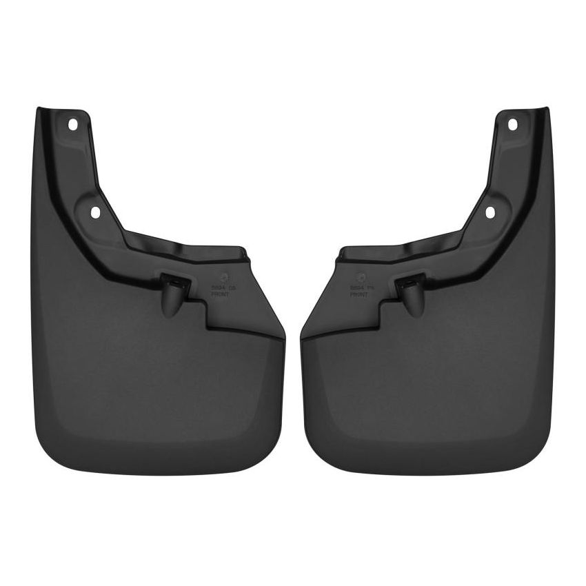 Husky Liners 2016 Toyota Tacoma w/ OE Fender Flares Custom Molded Front Mud Guards - Black