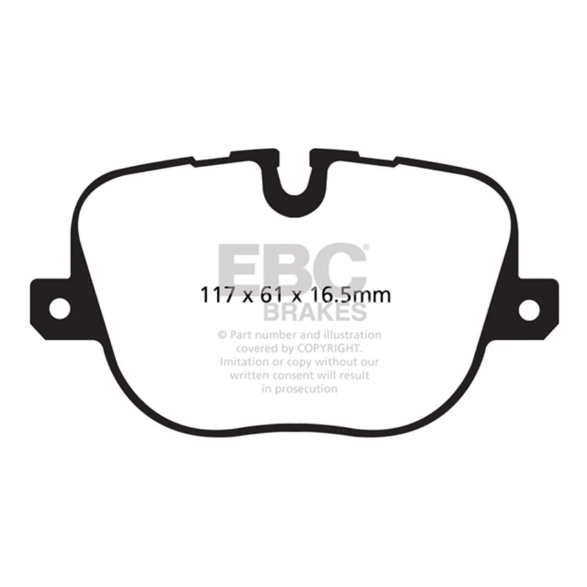 EBC DP42068R 10-12 Land Rover Range Rover 5.0 Supercharged Yellowstuff Rear Brake Pads