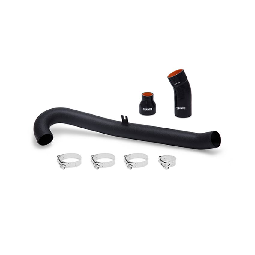 Mishimoto 2014+ Ford Fiesta ST Hot-Side Intercooler Pipe Kit - Wrinkle Black
