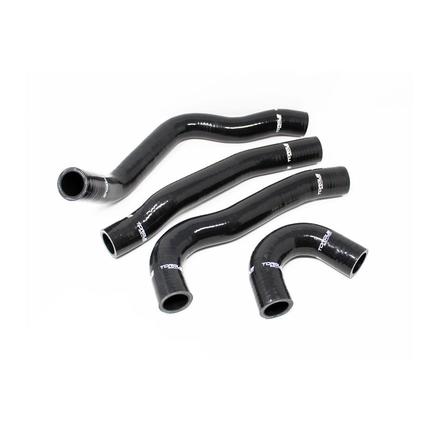 Torque Solution 08-15 Mitsubishi Evolution X Silicone Radiator Hose Kit - Black