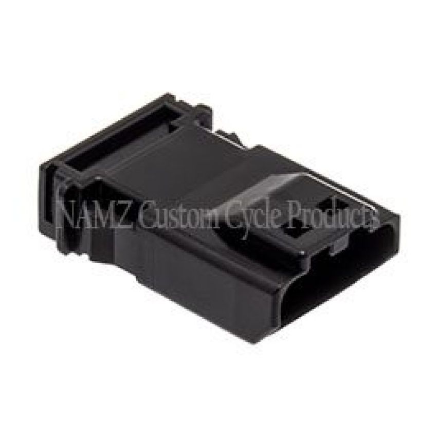 NAMZ NJ-4P51 JAE MX-1900 4-Position Male Black Pin Housing (HD 72907-11)