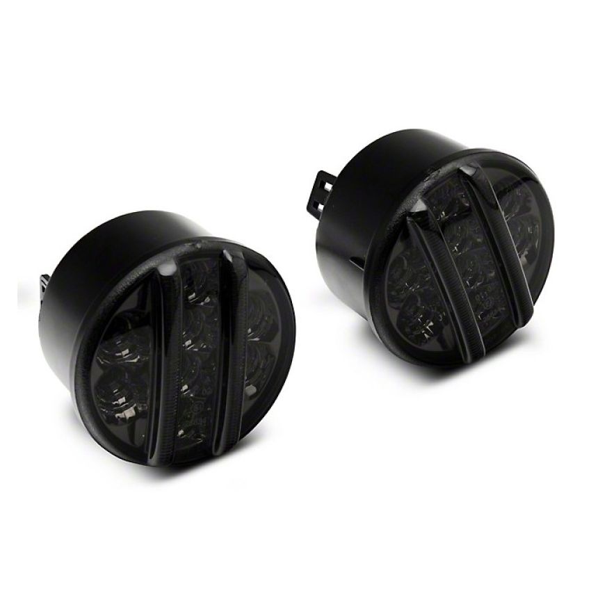 Raxiom 07-18 Jeep Wrangler JK Axial Series LED Front Turn Signals (Smoked)