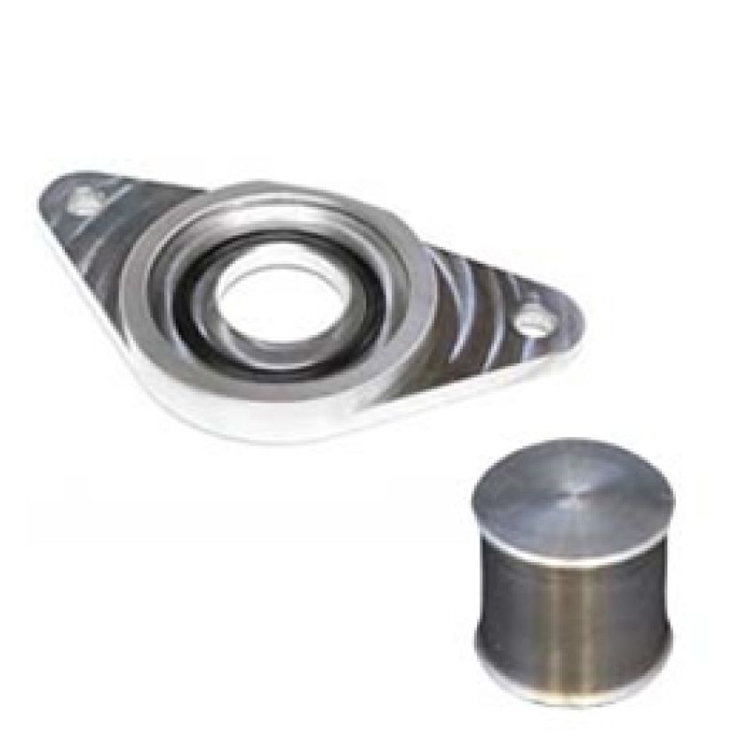 Torque Solution HKS BOV Adapter Flange w/ Plug: Subaru WRX / STi