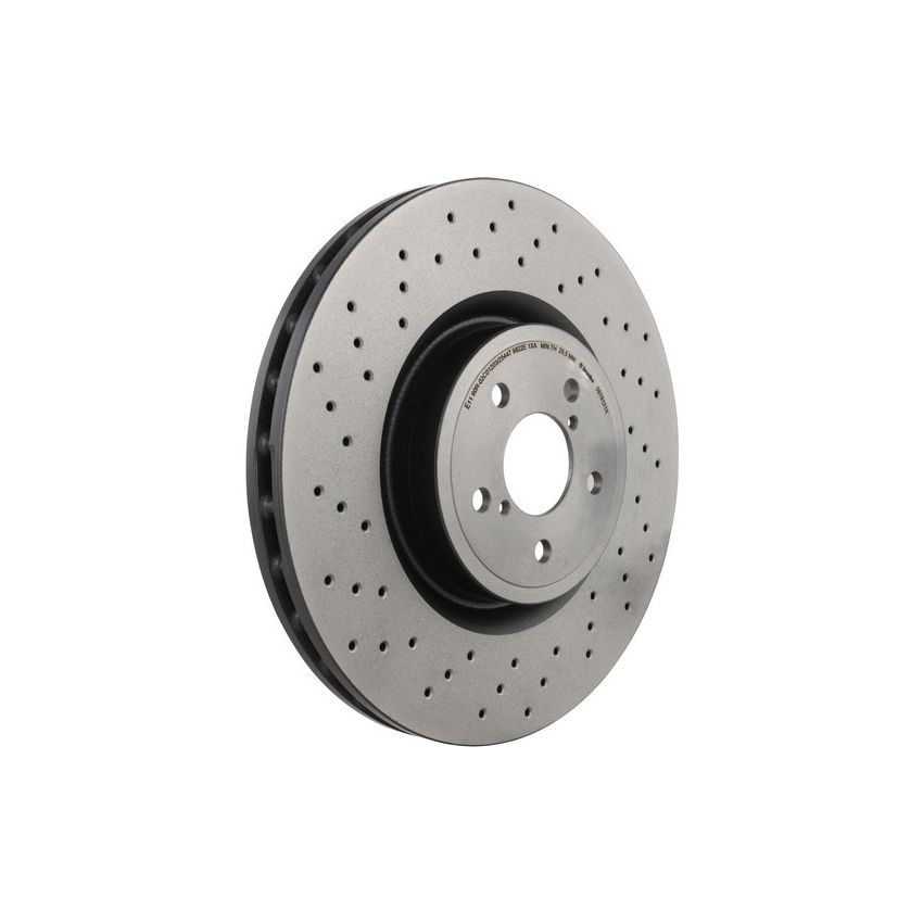 Brembo 09.7812.1X Premium UV Coated Xtra Cross Drilled Brake Rotor