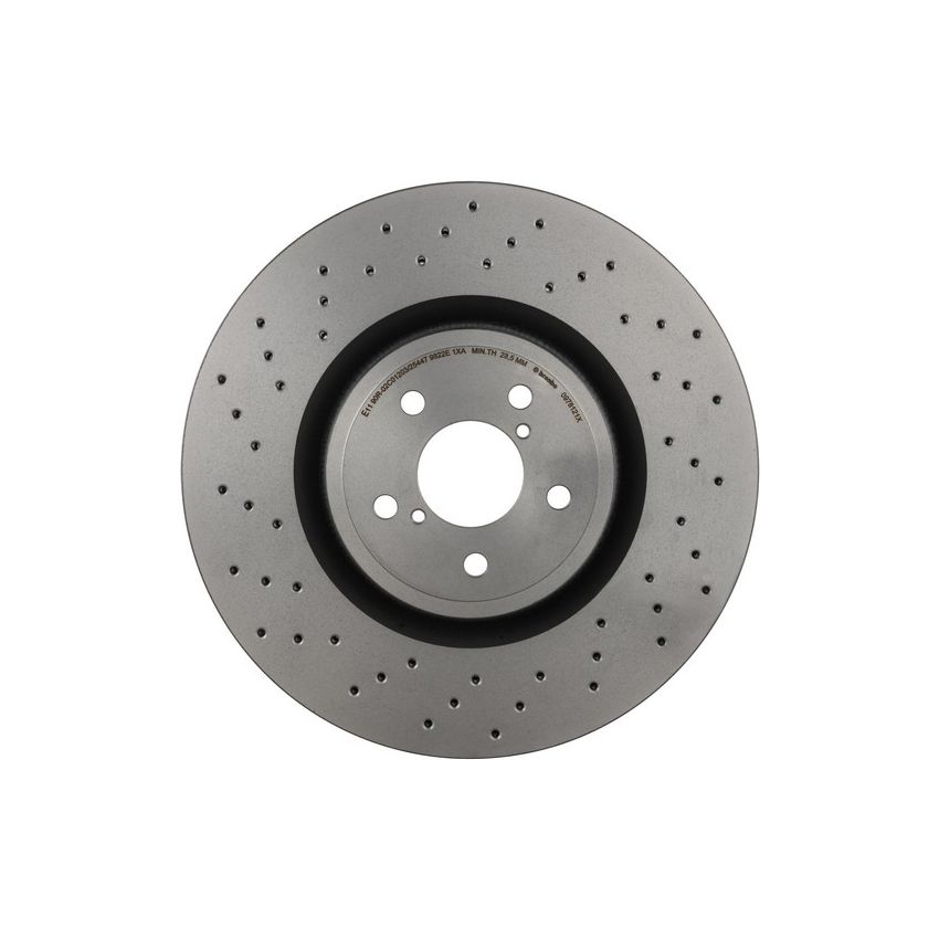 Brembo 09.7812.1X Premium UV Coated Xtra Cross Drilled Brake Rotor