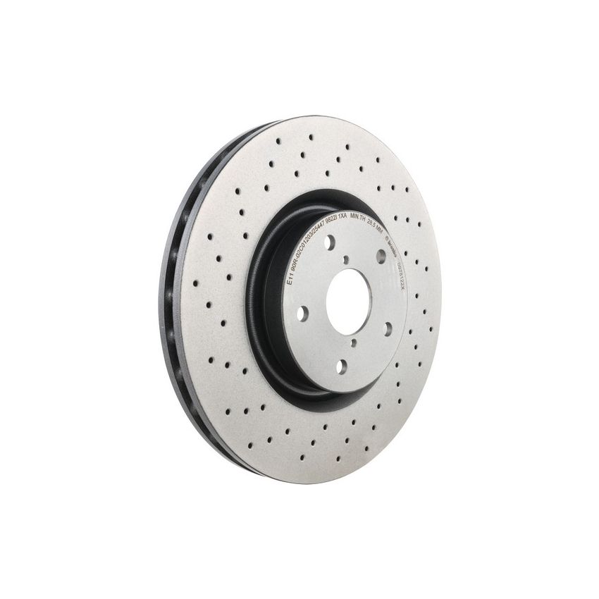 Brembo 09.7812.2X Premium UV Coated Xtra Cross Drilled Brake Rotor