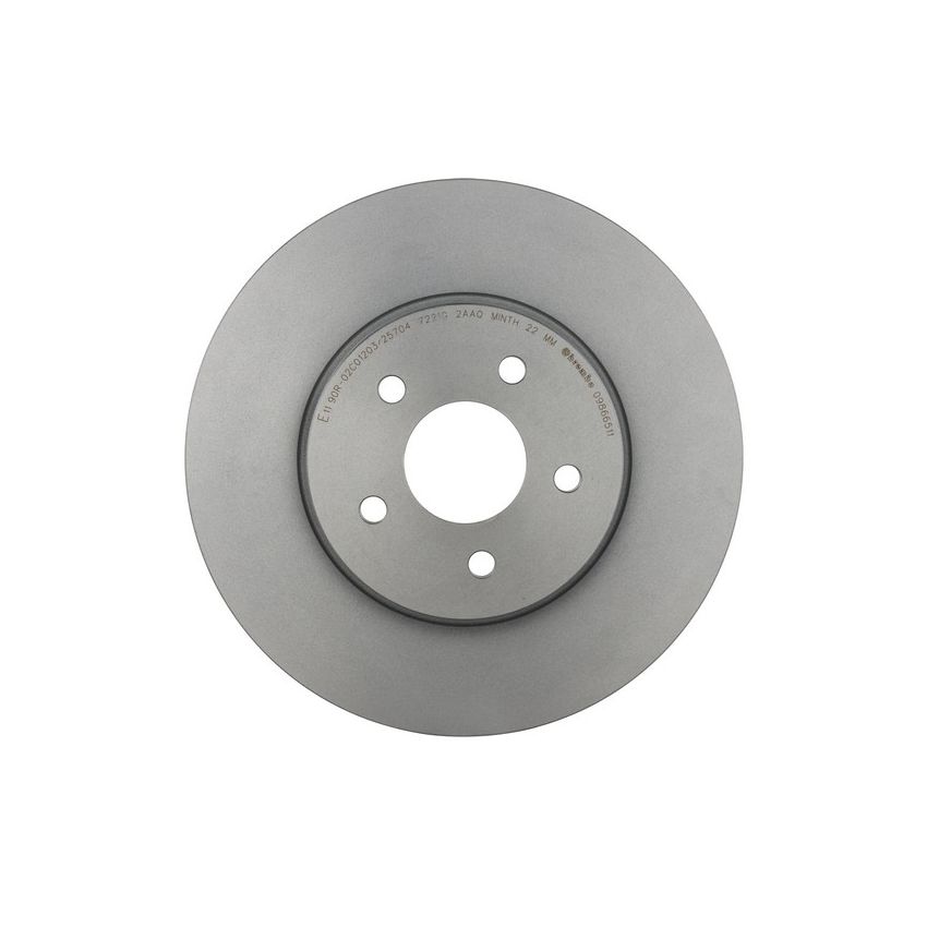 Brembo KT00599 Brembo ceramic brake pad and UV coated vented  brake disc kit