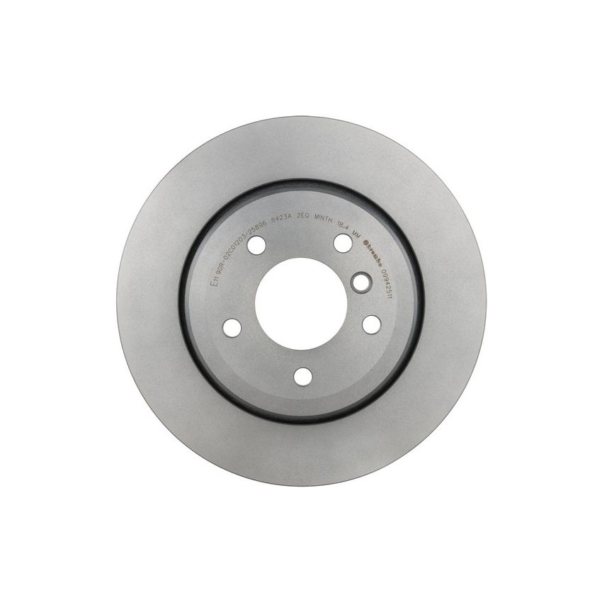 Brembo KT00A91 Brembo ceramic brake pad and UV coated vented  brake disc kit