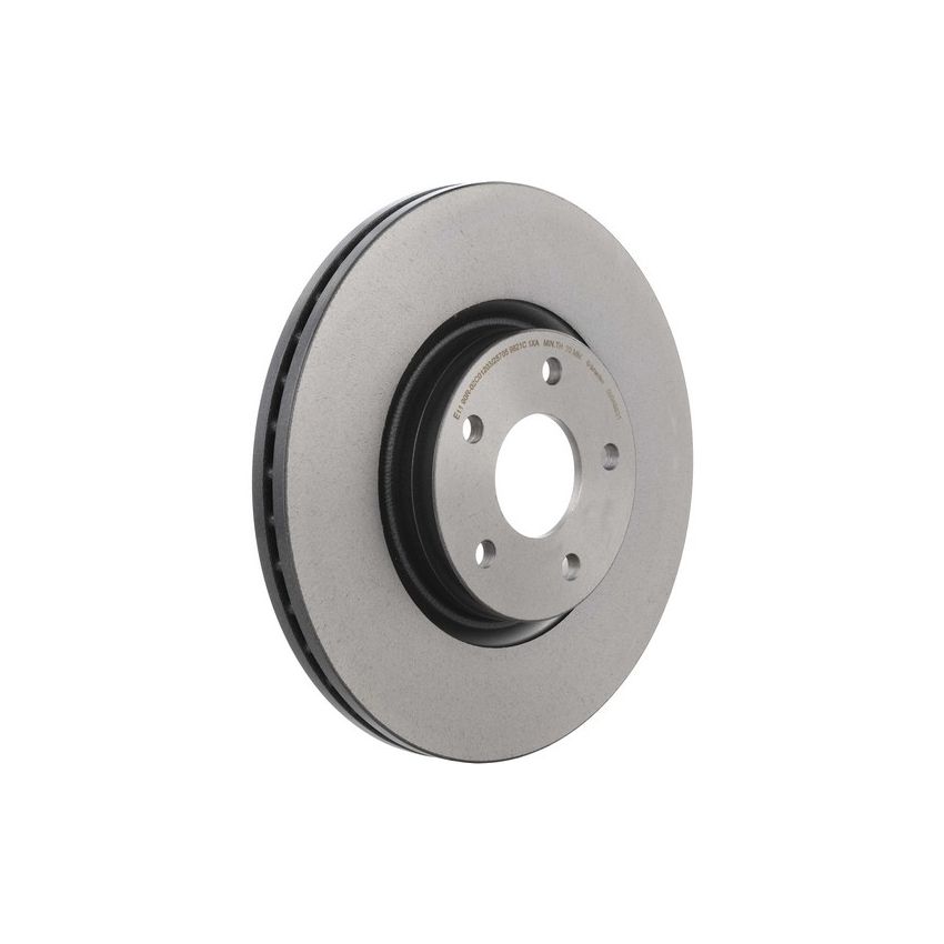 Brembo KT00634 Brembo ceramic brake pad and UV coated vented  brake disc kit