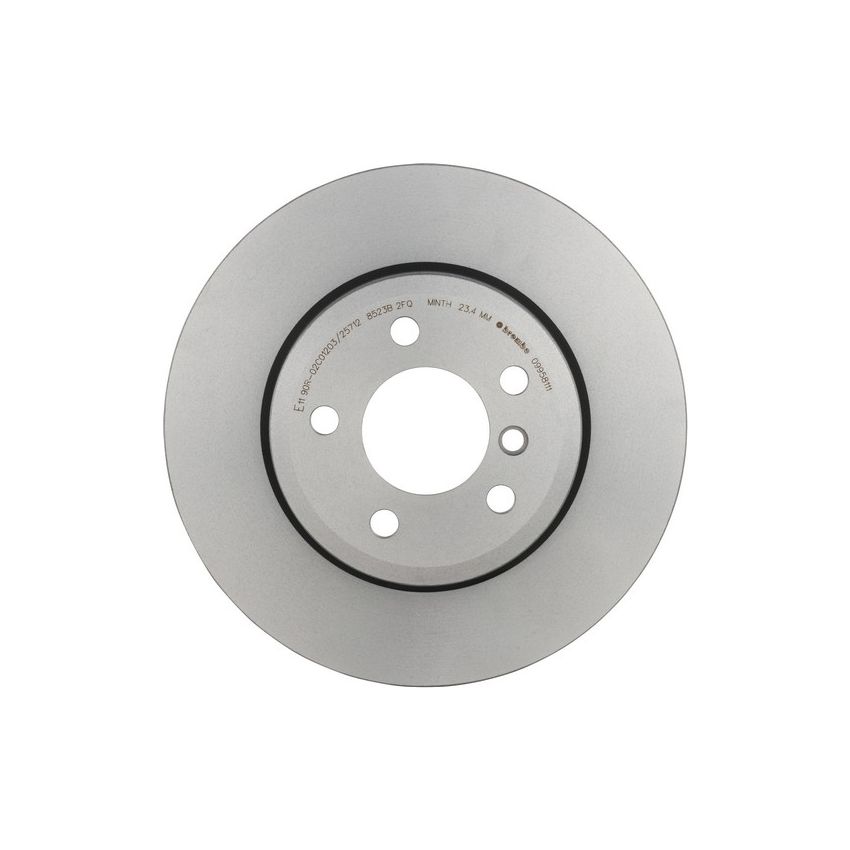 Brembo KT00B35 Brembo ceramic brake pad and UV coated vented  brake disc kit