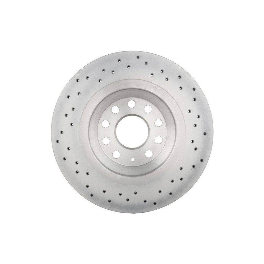 Brembo KTX4089 Brembo low-met brake pad and Xtra vented drilled brake disc kit