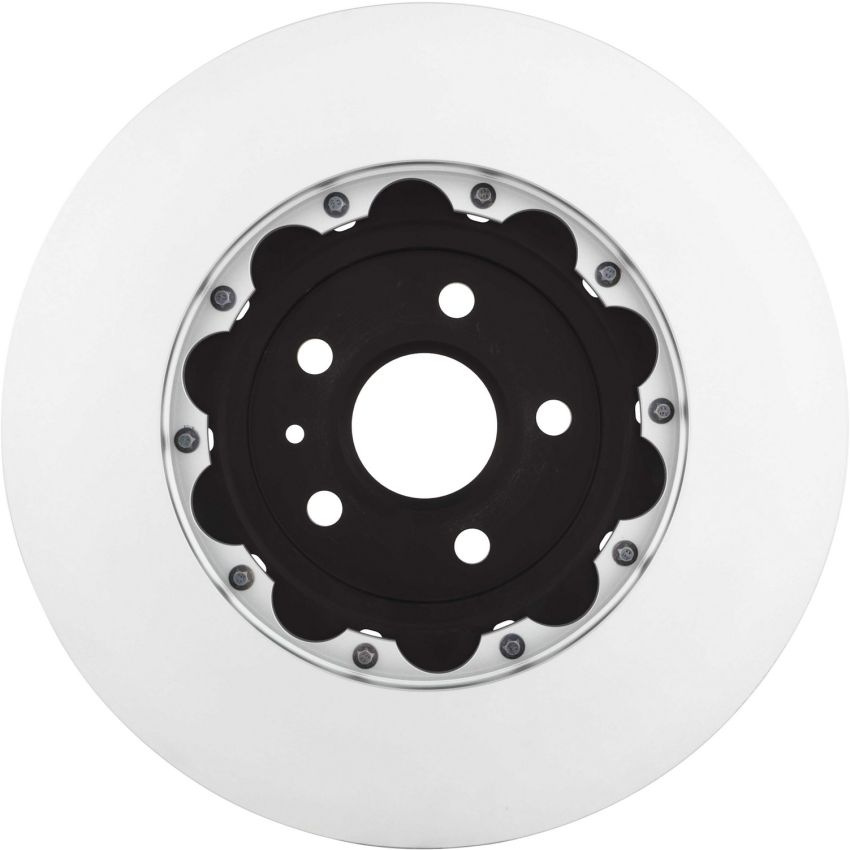 Brembo 09.A665.13 Premium Floating Two Piece UV Coated Vented Drilled And Slotted Brake Rotor