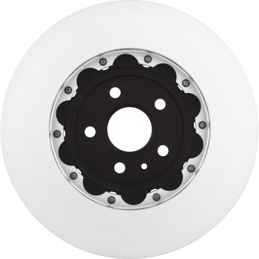 Brembo 09.A665.23 Premium Floating Two Piece UV Coated Vented Drilled And Slotted Brake Rotor