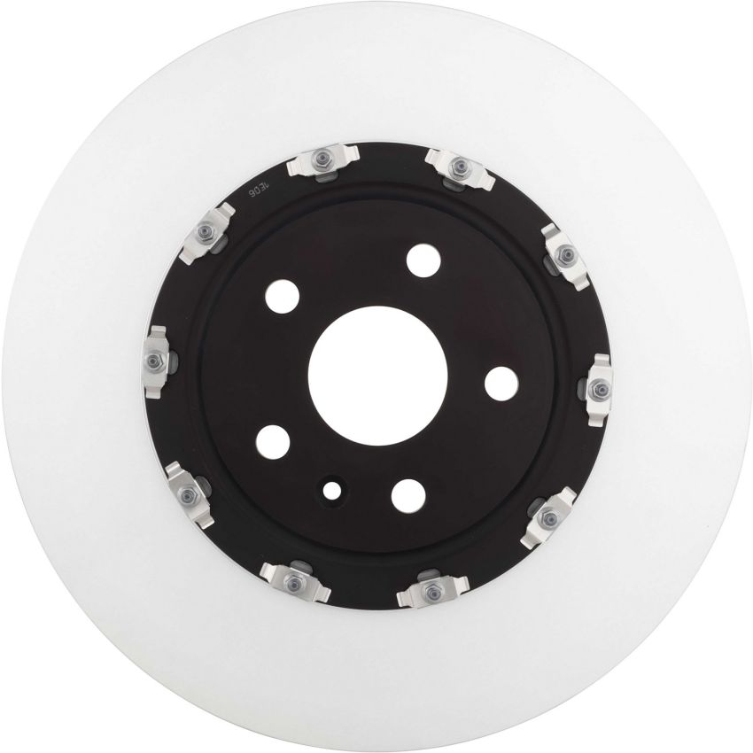 Brembo 09.A665.23 Premium Floating Two Piece UV Coated Vented Drilled And Slotted Brake Rotor