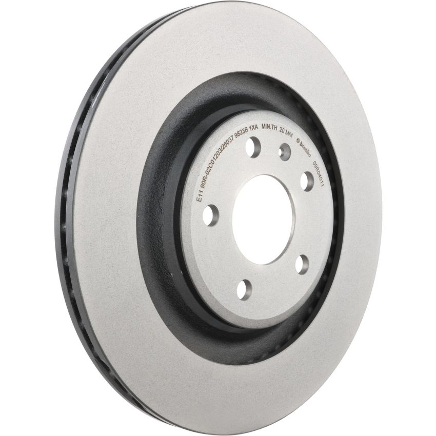 Brembo KT00622 Brembo ceramic brake pad and UV coated vented  brake disc kit