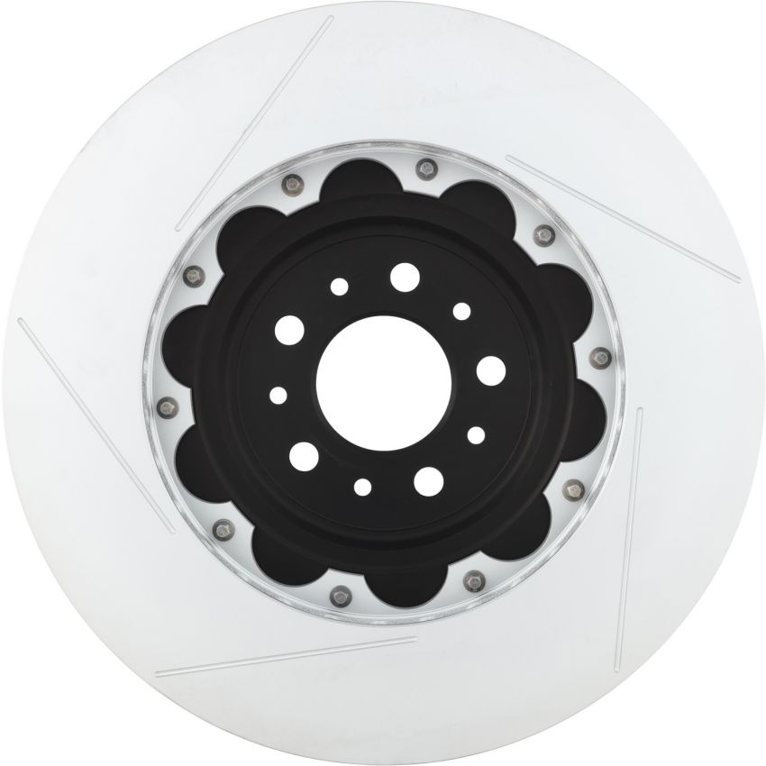 Brembo 09.B324.13 Premium Floating Two Piece UV Coated Vented Drilled And Slotted Brake Rotor