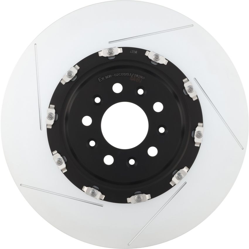 Brembo 09.B324.13 Premium Floating Two Piece UV Coated Vented Drilled And Slotted Brake Rotor