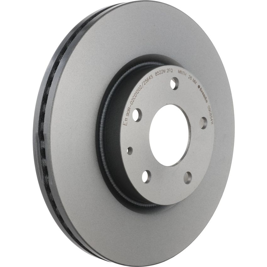 Brembo KT00954 Brembo ceramic brake pad and UV coated vented  brake disc kit