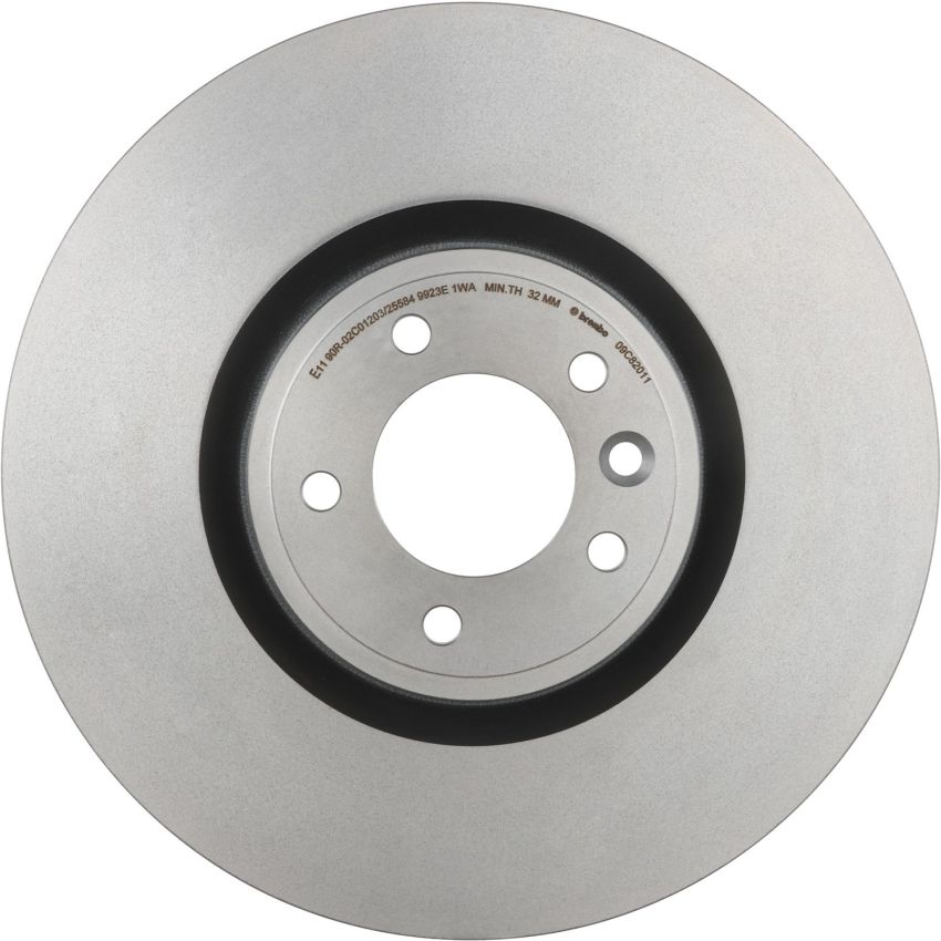 Brembo KT00C38 Brembo ceramic brake pad and UV coated PVT  brake disc kit