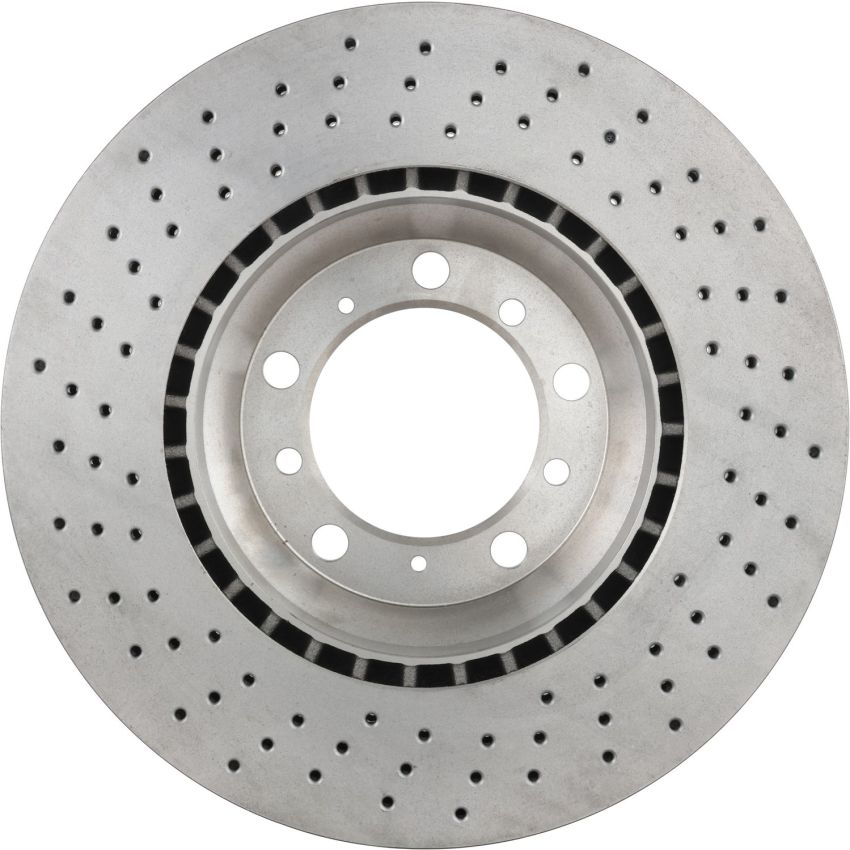 Brembo KT00A71 Brembo ceramic brake pad and UV coated PVT drilled brake disc kit