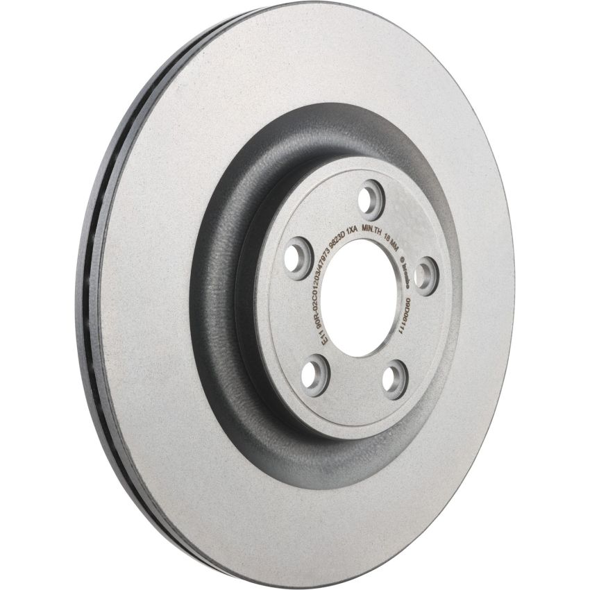 Brembo KT04533 Brembo low-met brake pad and UV coated vented  brake disc kit