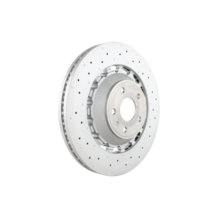 Brembo 09.D174.33 Premium Dual Cast Vented Drilled/Grooved UV Coated Brake Rotor