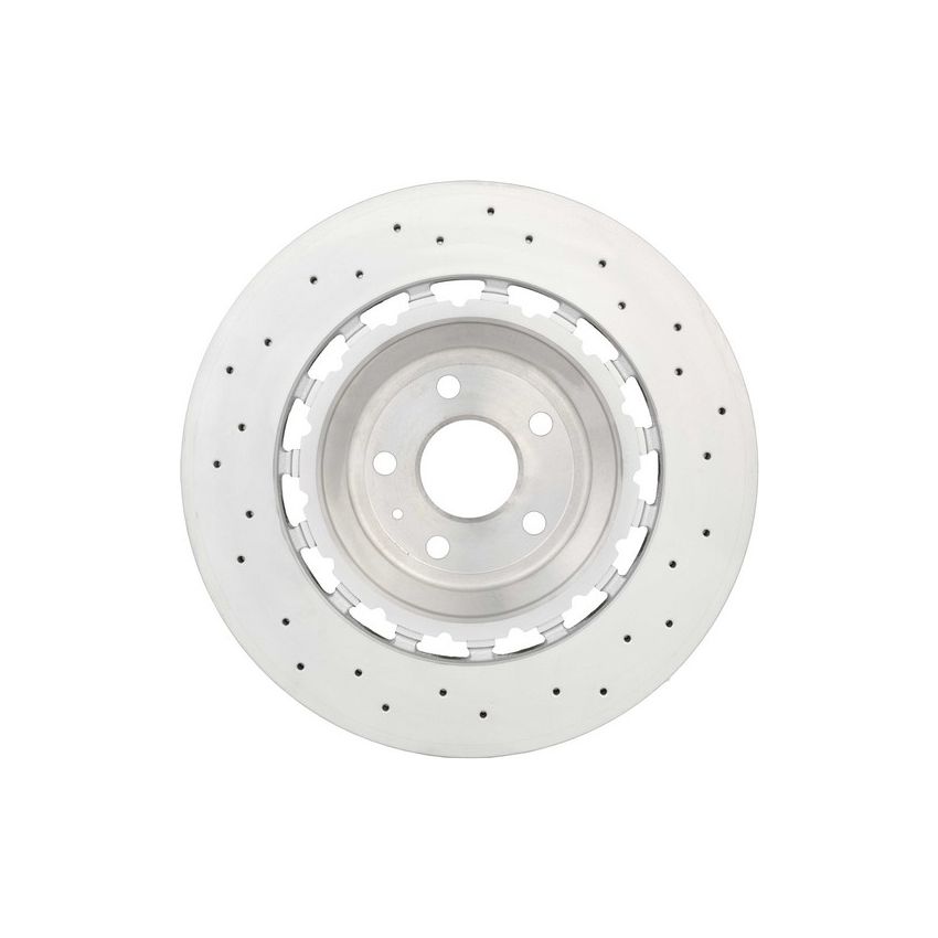 Brembo 09.D174.43 Premium Dual Cast Vented Drilled/Grooved UV Coated Brake Rotor