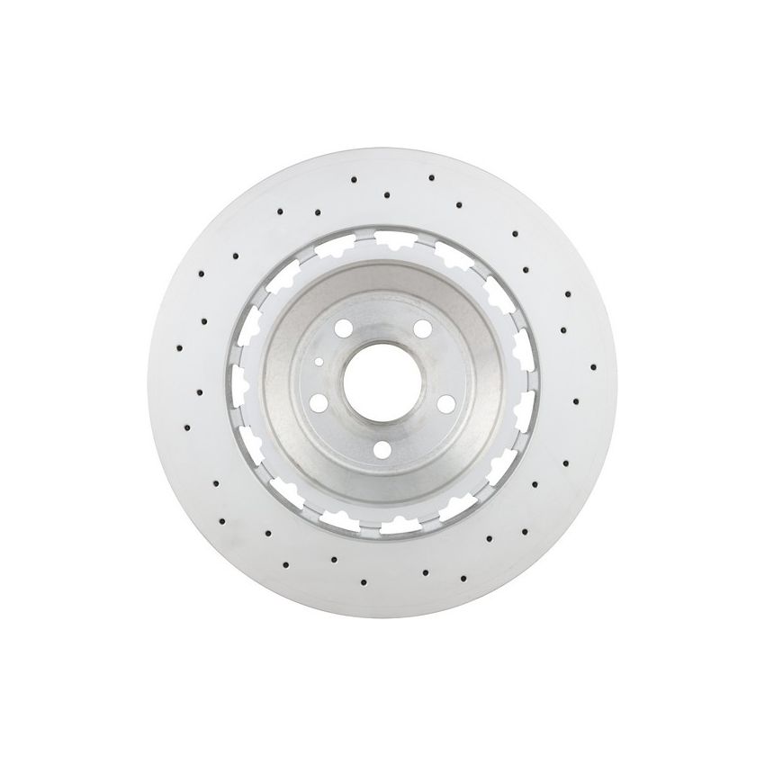 Brembo 09.D174.53 Premium Dual Cast Vented Drilled/Grooved UV Coated Brake Rotor