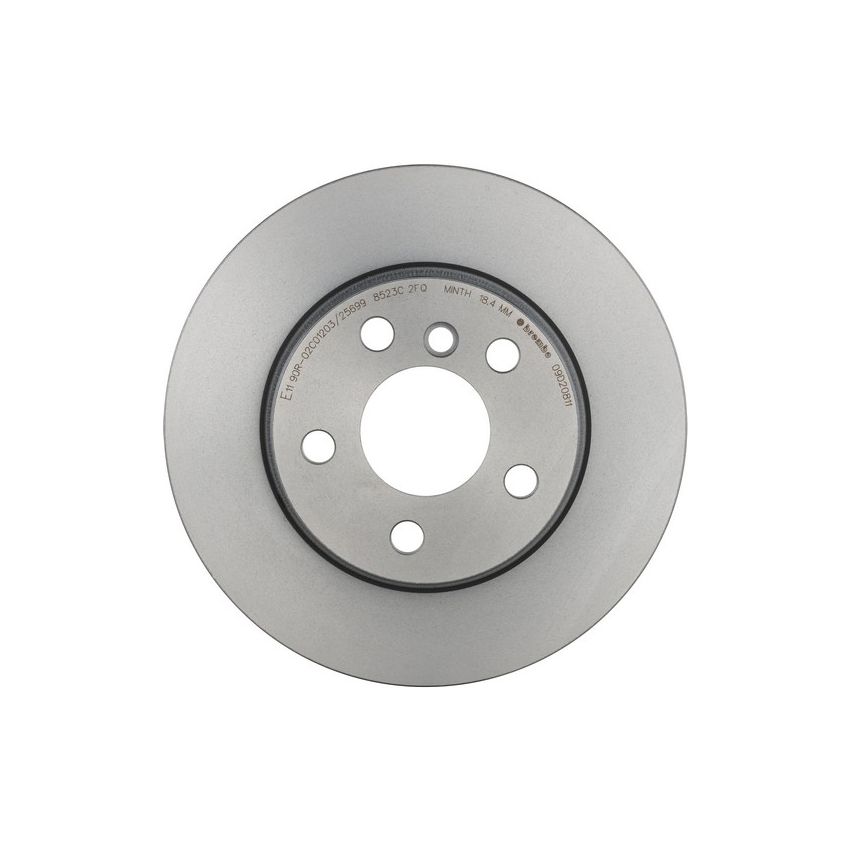 Brembo KT00A25 Brembo ceramic brake pad and UV coated vented  brake disc kit