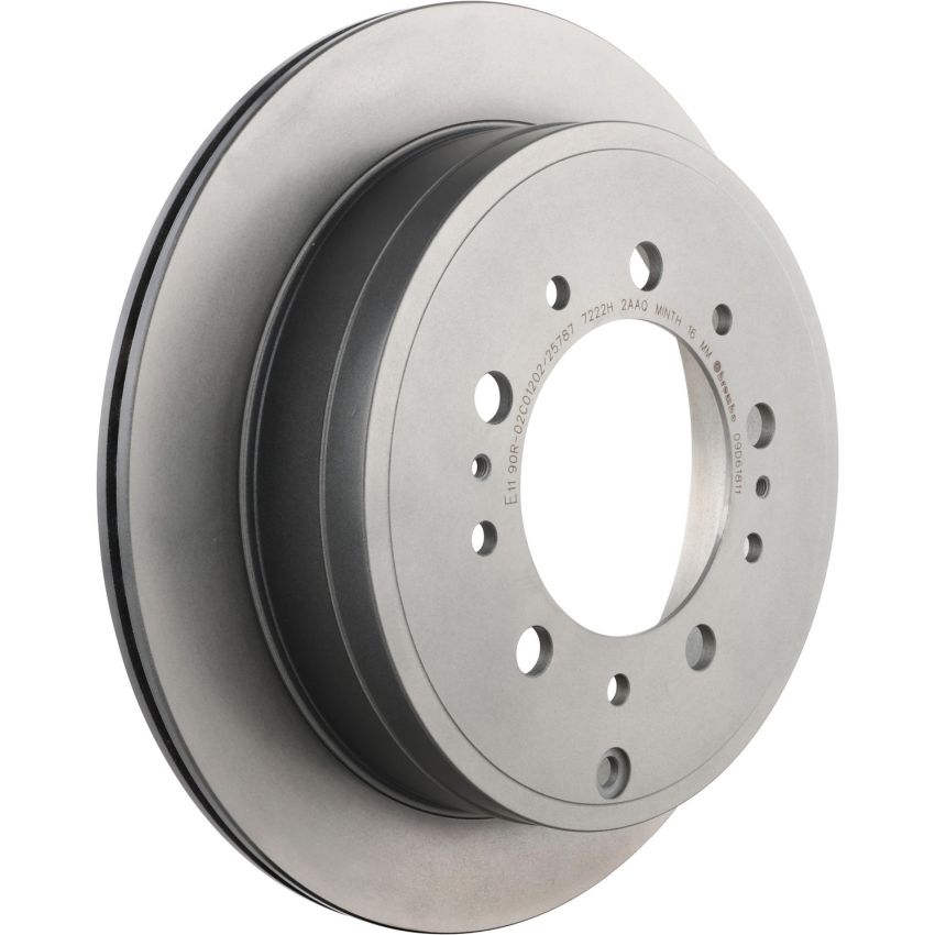 Brembo KT00561 Brembo ceramic brake pad and UV coated vented  brake disc kit