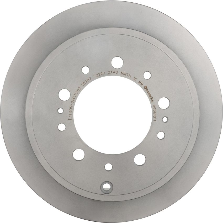 Brembo KT00561 Brembo ceramic brake pad and UV coated vented  brake disc kit