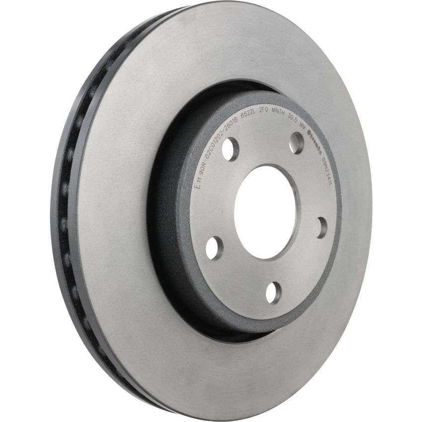 Brembo KT00842 Brembo ceramic brake pad and UV coated vented  brake disc kit