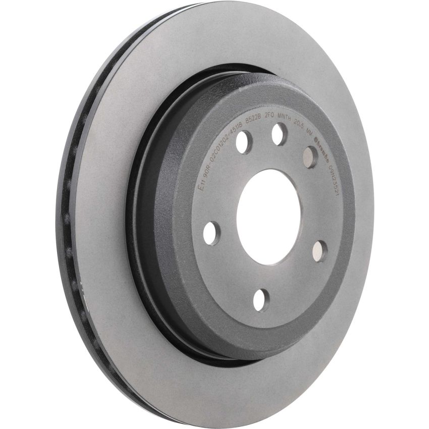 Brembo KT00A43 Brembo ceramic brake pad and UV coated vented  brake disc kit