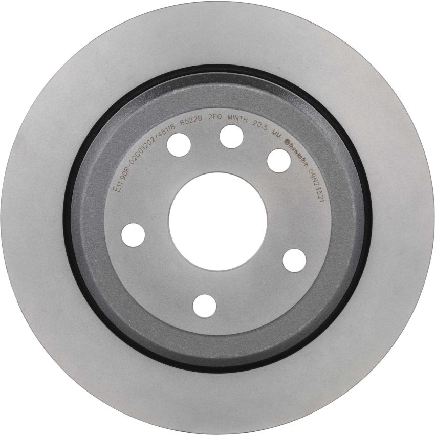 Brembo KT00A43 Brembo ceramic brake pad and UV coated vented  brake disc kit