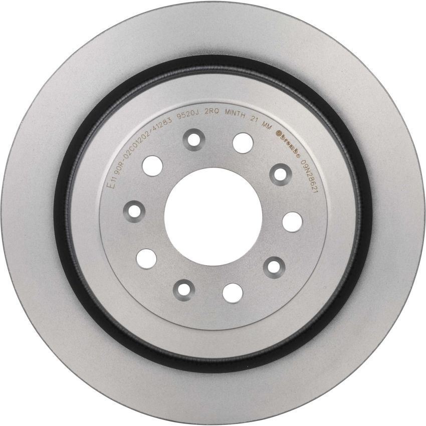 Brembo KT00645 Brembo ceramic brake pad and UV coated vented  brake disc kit