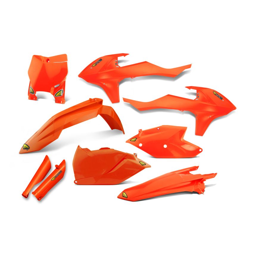 Cycra 1CYC-9317-22 16-18 KTM 125 SX Powerflow Body Kit - Orange