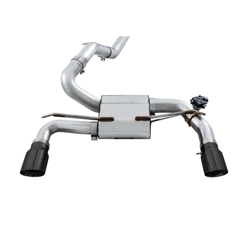 AWE Tuning 3025-33024 Ford Focus RS SwitchPath Cat-back Exhaust - Diamond Black Tips